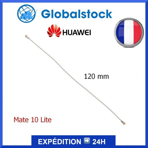 Antenne Blanche Câble Coaxial Réseau WiFi pour Huawei Mate 10 Lite