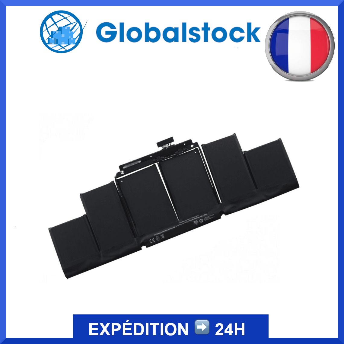 Globalstock MacBook Pro Black Battery Core i7 2.3GHz 15-inch Retina Series