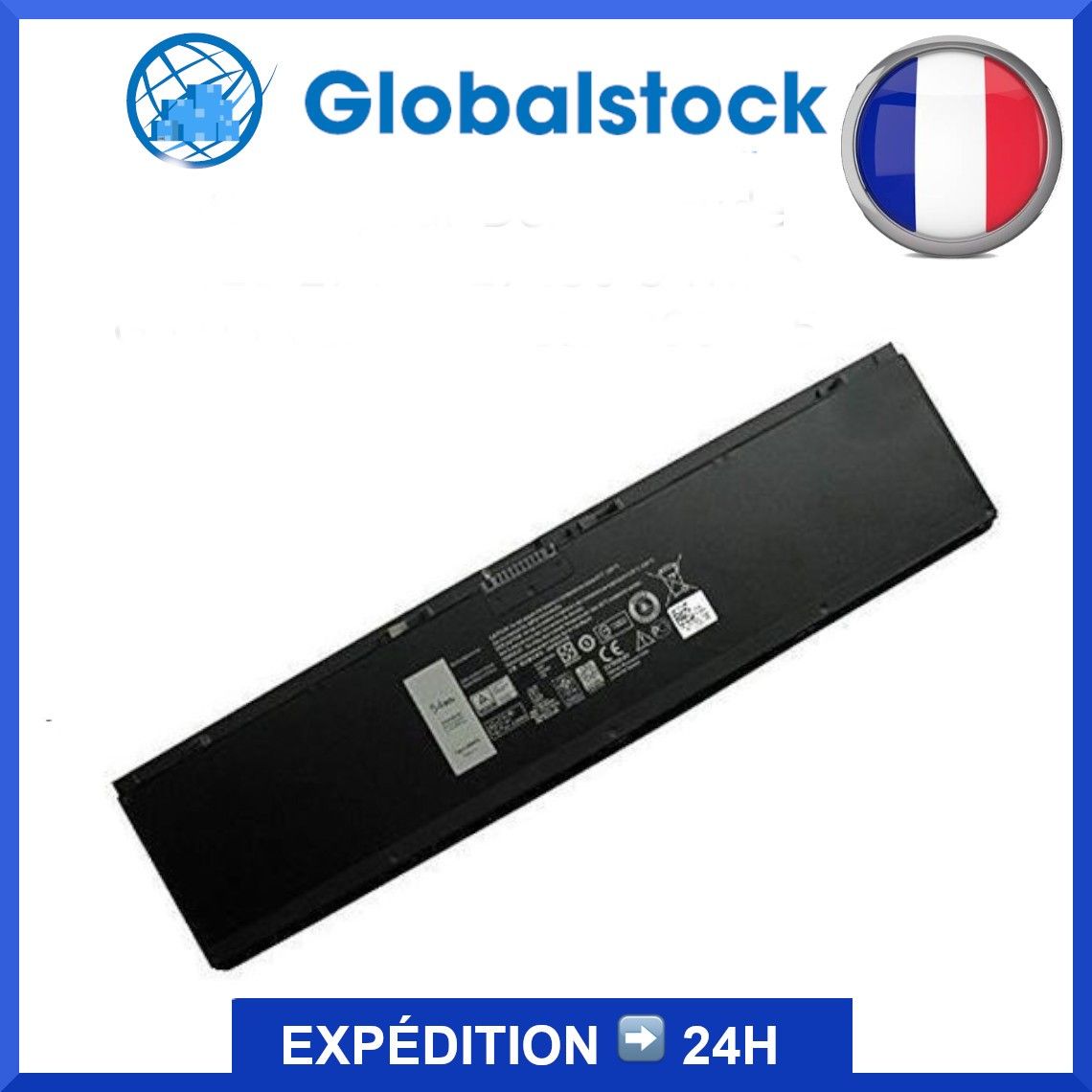 Globalstock Battery for Dell Latitude E7240, E7250, 12 Series 7000