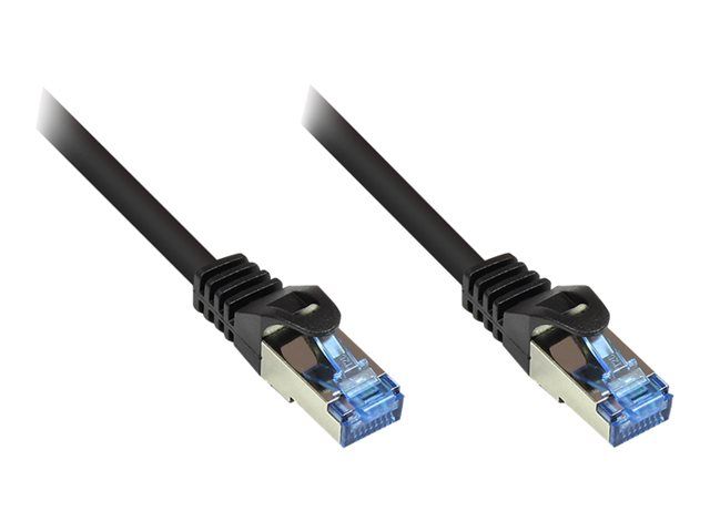 ALCASA Elektronik Cat6a SFTP Cable, 7.5m, RJ-45 (M) to RJ-45 (M), Black