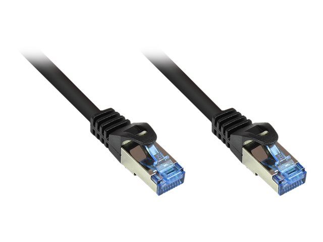 ALCASA Elektronik Cat6a SFTP Cable, 10m, RJ-45 (M) to RJ-45 (M), Black