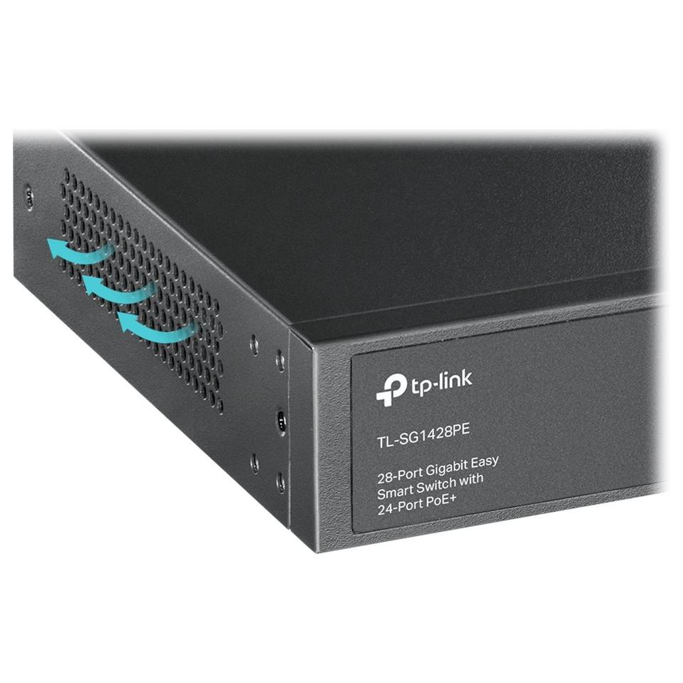 TP-Link TL-SG1428PE - Smart Switch - 28-Port Gigabit with 2x SFP Slots