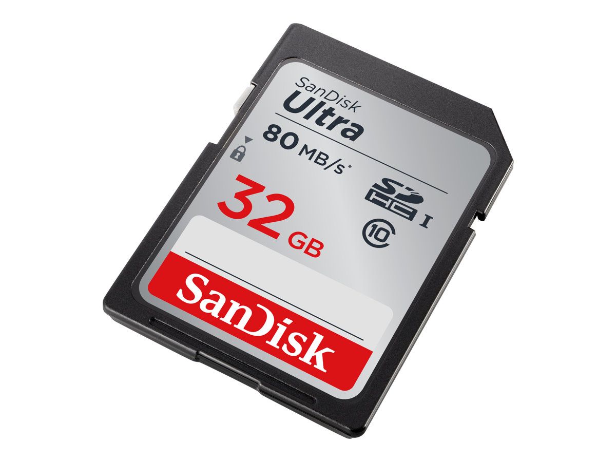 SanDisk Ultra Flash Memory Card - 32GB, Class 10, 533x (SDHC UHS-I)