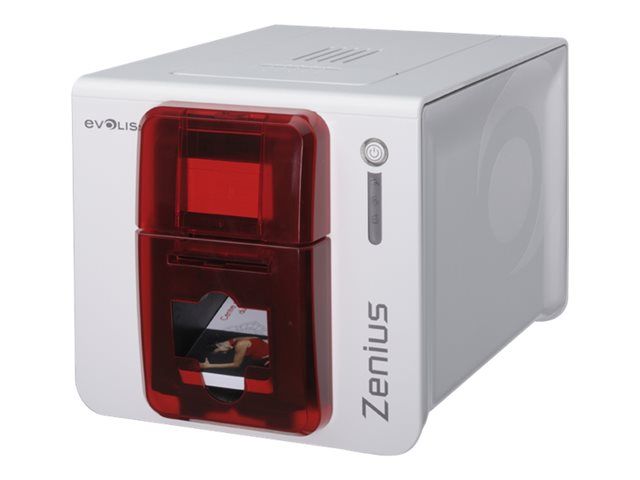 Evolis Zenius Classic - Plastic Card Printer - Color - Thermal Sublimation/Thermal Transfer - CR-80 Card (85.6 x 54 mm) - Up to 500 cards/hour (Mono) / Up to 150 dual-sided