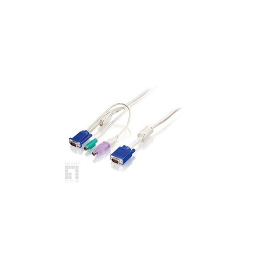 Câble LevelOne ACC-2103 pour commutateur KVM - 5 m - M HD-15 (VGA) - pour les commutateurs ViewCon