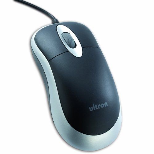 Souris Ultron UM-100 Basic - Argent Noir