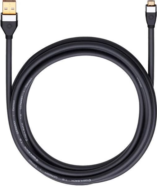 Oehlbach i-Connect UM-B/U USB Cable - Black