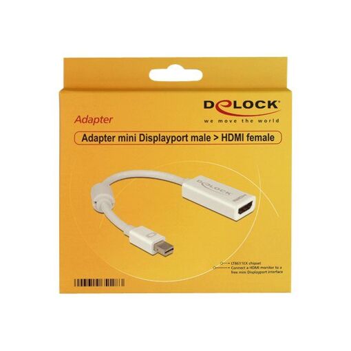 Delock Mini DisplayPort to HDMI Adapter - 18cm