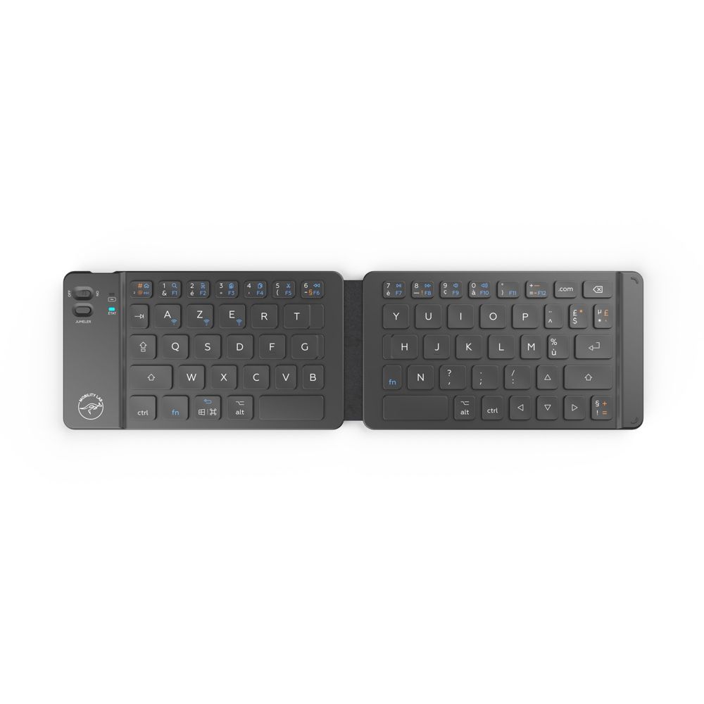 Teclado inalámbrico plegable de Mobility Lab - Negro (AZERTY, Bluetooth 5.0)