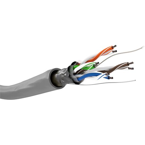 Goobay Cat5e Network Cable 100m Grey F/UTP (FTP)