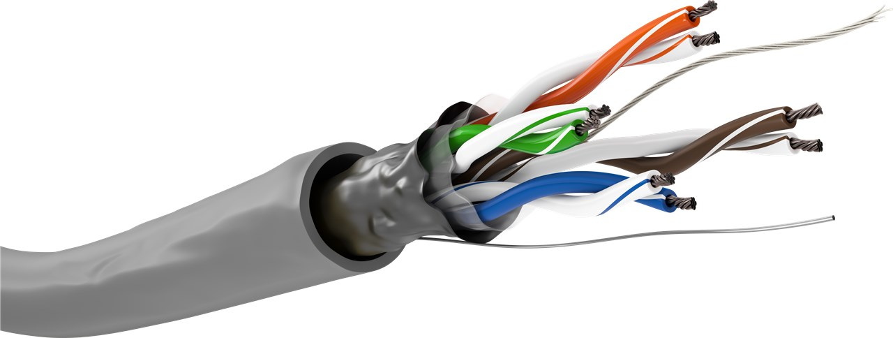 Goobay Cat5e Network Cable 100m Grey F/UTP (FTP)