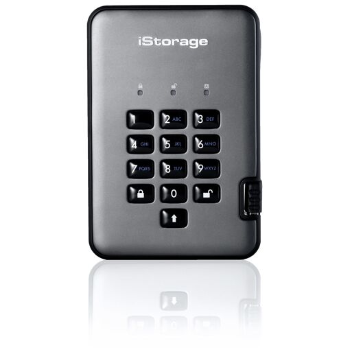 iStorage diskAshur PRO² SSD - 4TB Encrypted External Portable SSD - USB 3.1