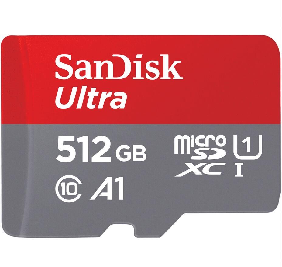Sandisk Ultra MicroSDXC Card 512GB, 150MB/S, Class 10, U1, A1 with SD Adapter