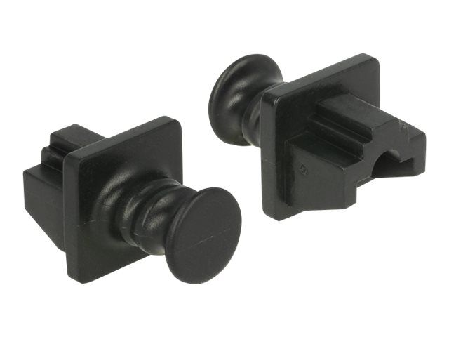Cubierta de cable Delock - Negra (paquete de 10)