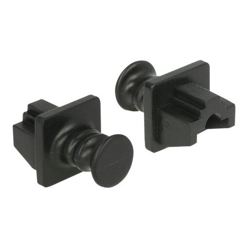 Cubierta de cable Delock - Negra (paquete de 10)