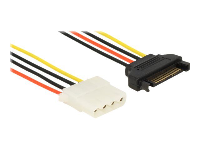 Adaptador de alimentación Delock - 4 puertos internos (SATA a Molex)