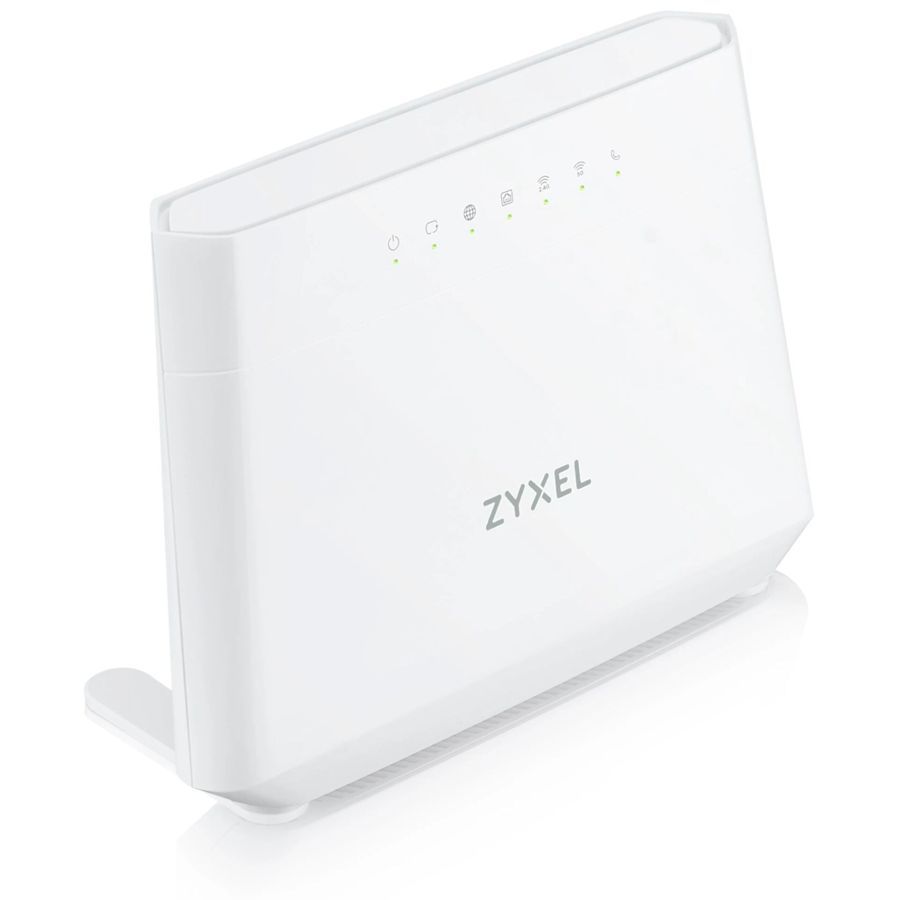 Zyxel DX3301-T0 Wi-Fi System (Router) - MPro Mesh Solutions - 1GbE ADSL Modem - Wi-Fi 6 - Dual Band - VoIP Phone Adapter