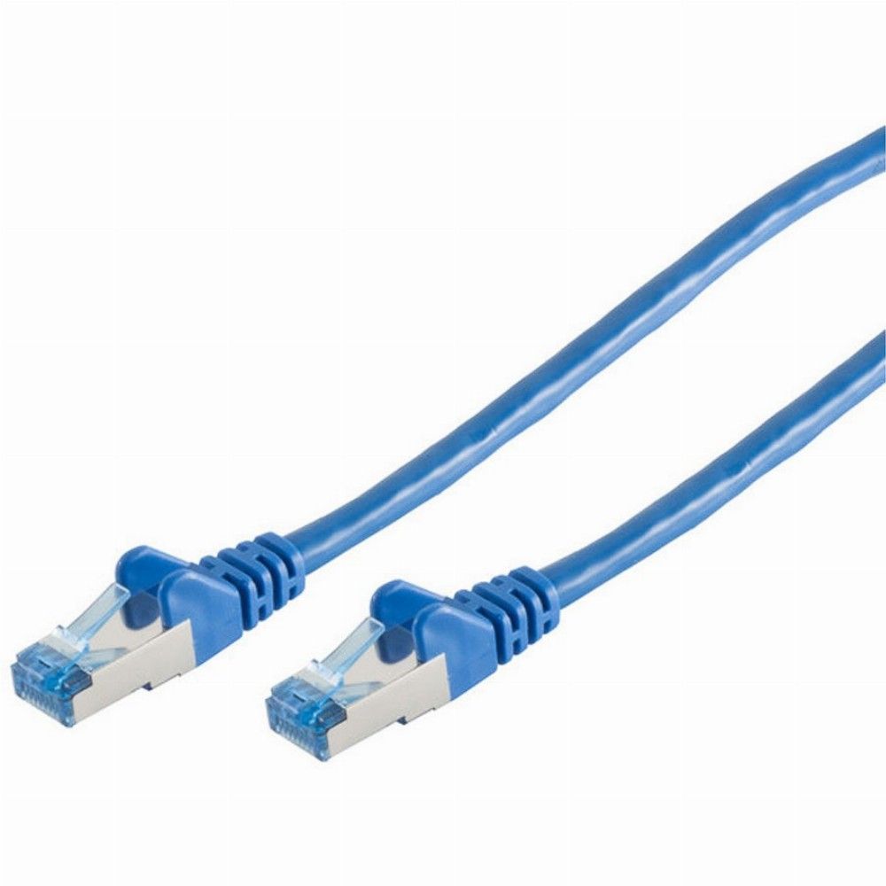 NO-NAME Cat6a RJ45 S/FTP Patch Cable 1m Blue