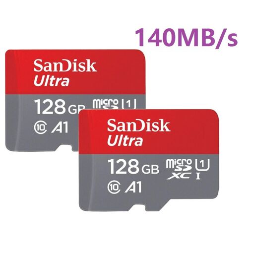 SanDisk Ultra Micro SDXC Memory Card 128GB (2-Pack) - Class 10, U1, A1