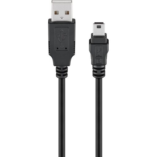 Câble USB Goobay 2.0 de 1,8 m A vers Mini B Noir