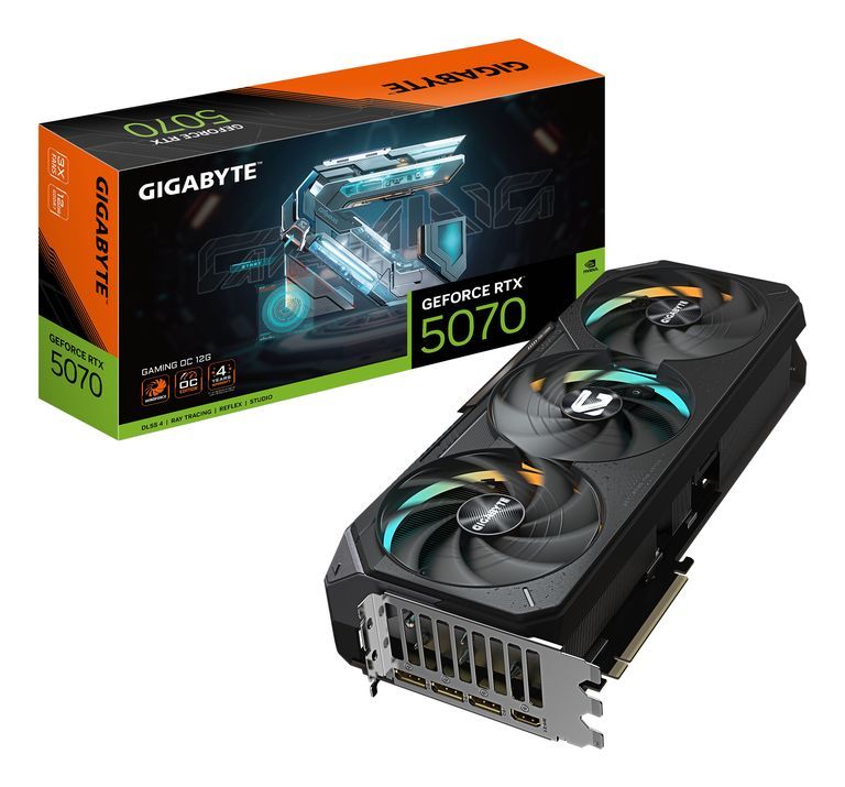GIGABYTE GeForce RTX 5070 Ti GAMING OC 16G - 16GB GDDR7, 256-bit, PCI-E 5.0, 2588MHz Core Clock, 3x DP 2.1a, 1x HDMI 2.1b, NVIDIA DLSS 4, GV-N507TGAMING OC-16GD