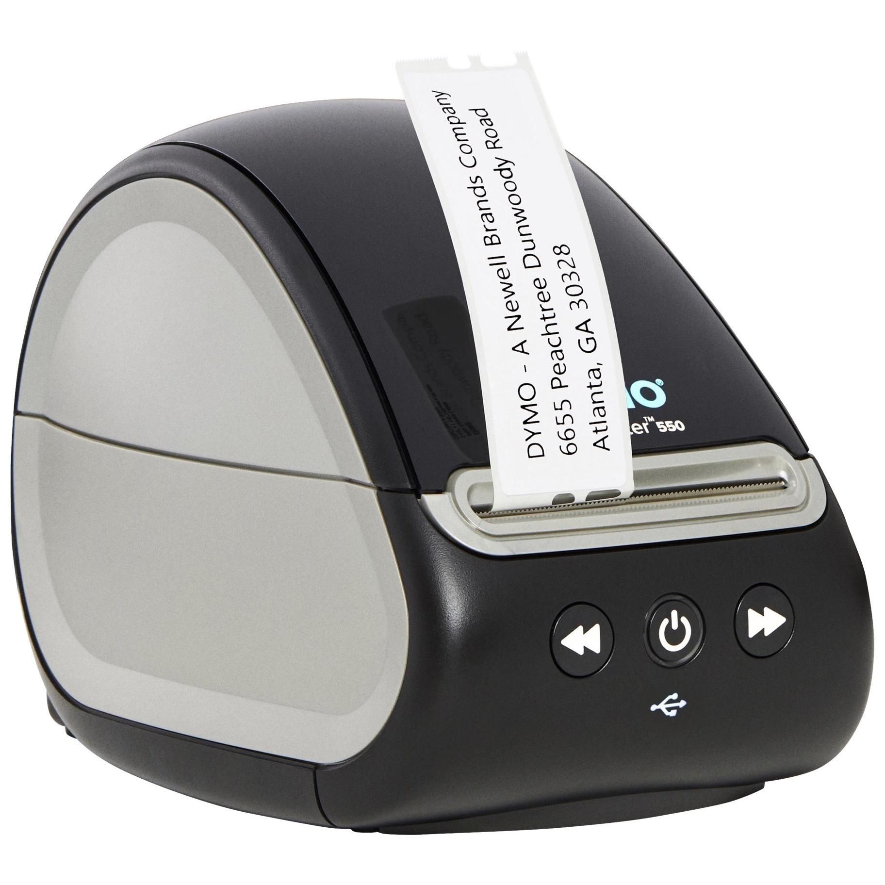 Dymo LabelWriter 550 - Direct Thermal Label Printer - Value Pack (6.2 cm Roll, 300 x 300 dpi, up to 62 labels per minute, USB 2.0)