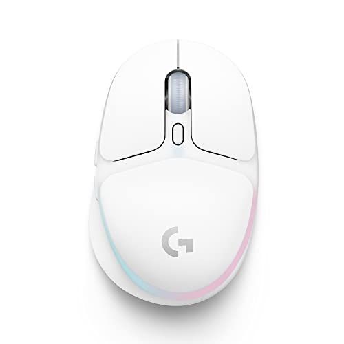 Ratón de juego inalámbrico Logitech G705 - Manos pequeñas - 6 botones - Bluetooth - Receptor Logitech LIGHTSPEED - Blanco