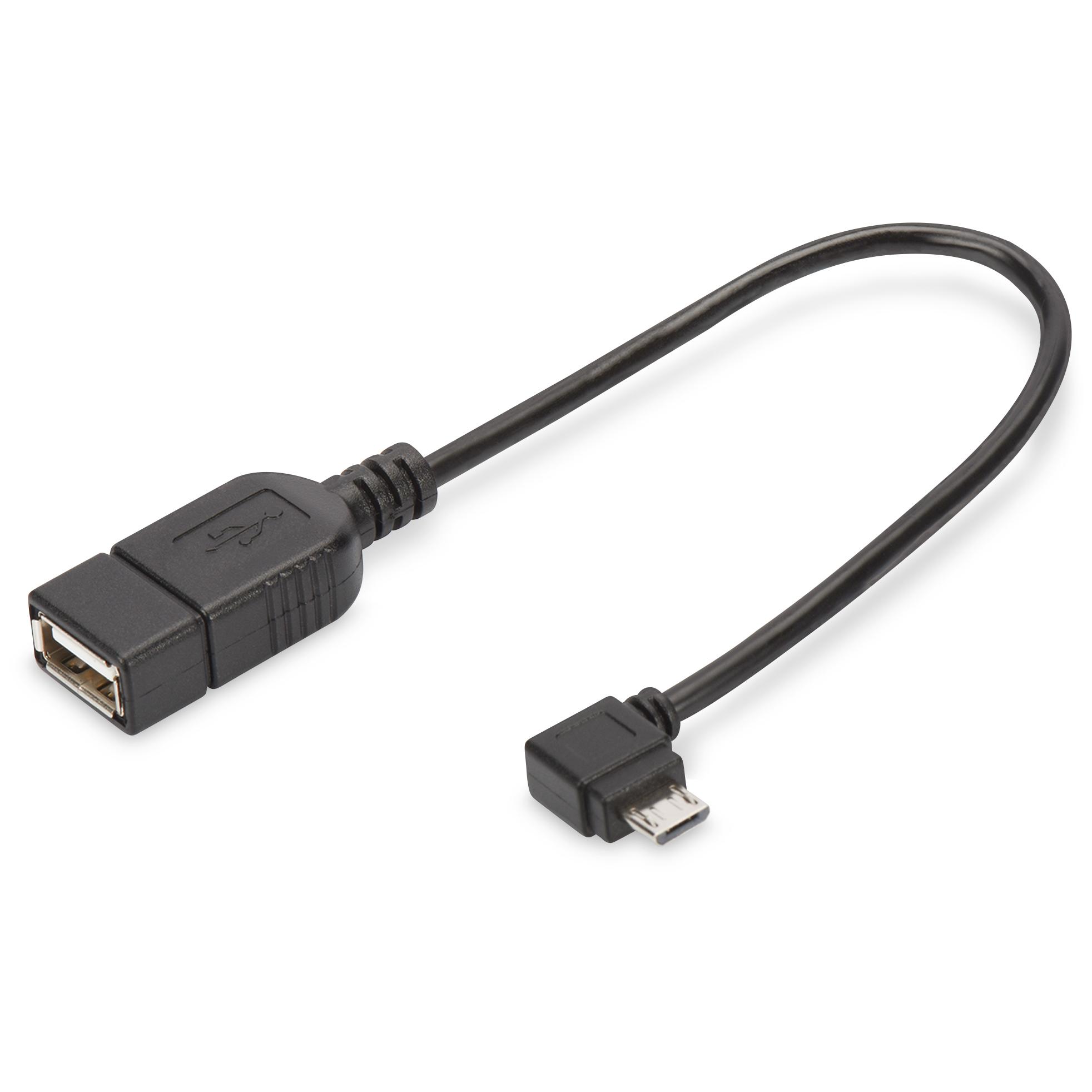 Digitus Micro-B to USB-A Adapter (0.15m OTG)