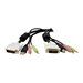 StarTech.com DVI-D Dual Link USB 4-in-1 Cable with Audio and Microphone, 1.8m