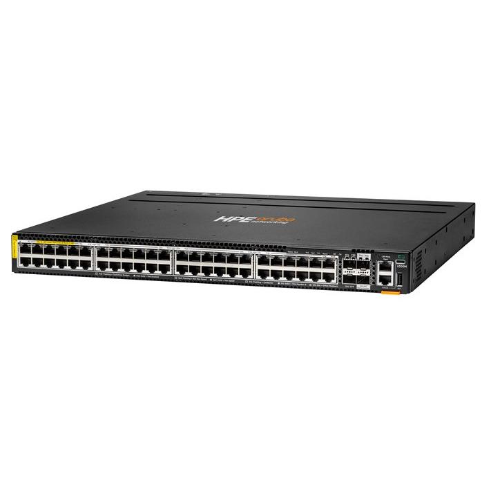 HP Aruba 6300M Switch - Managed - 48x 10/100/2.5G/5G (PoE++) + 2x 1G/10G/25G SFP + 2x 10G/25G/50G SFP (uplink/stacking) - Front, Side, Rear Mountable