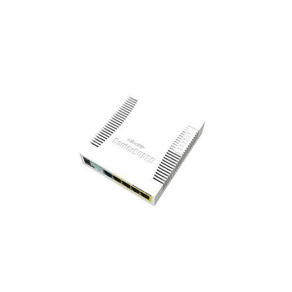 Mikrotik RB260GSP Managed Gigabit Ethernet Switch (10/100/1000) with Ethernet Connection, PoE Support, White