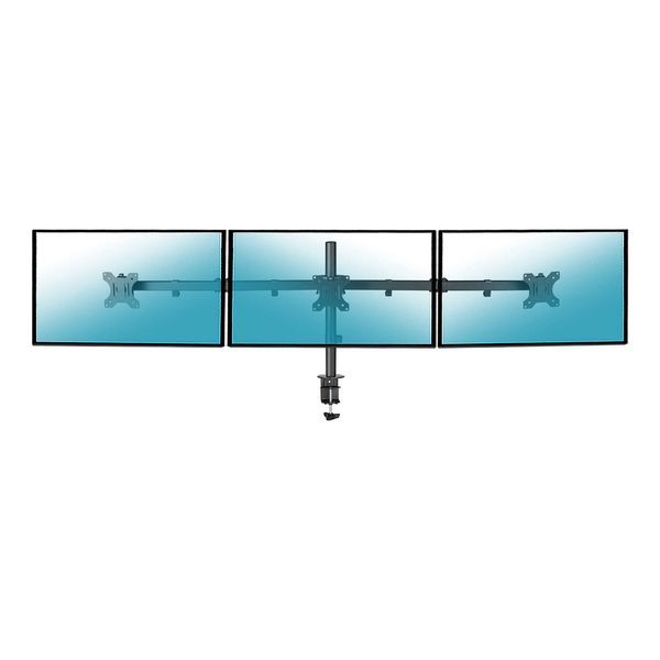 KIMEX 3-Screen Desk Mount for 13"-27" PCs