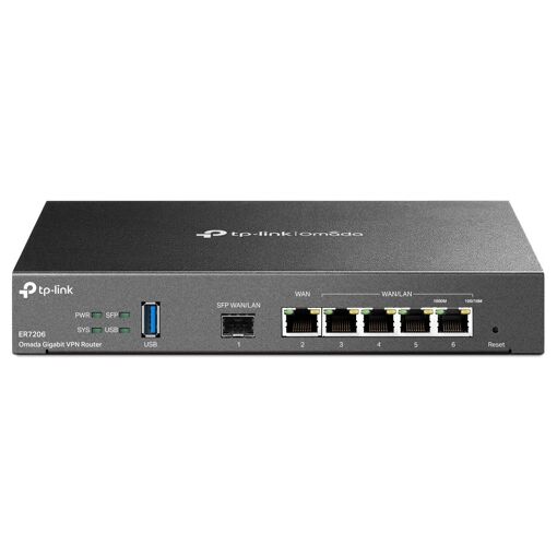 Enrutador conectado TP-Link Omada ER7206 Ethernet Gigabit - Negro
