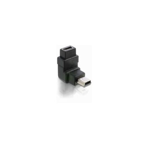 Câble d'extension USB Delock - Mini USB Type B (M) vers Mini USB Type B (F) - Connecteur à 90°