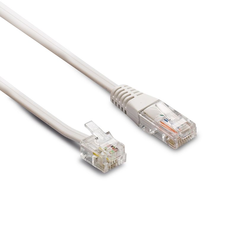 Metronic RJ45/RJ11 Telephone Cable - 6ft