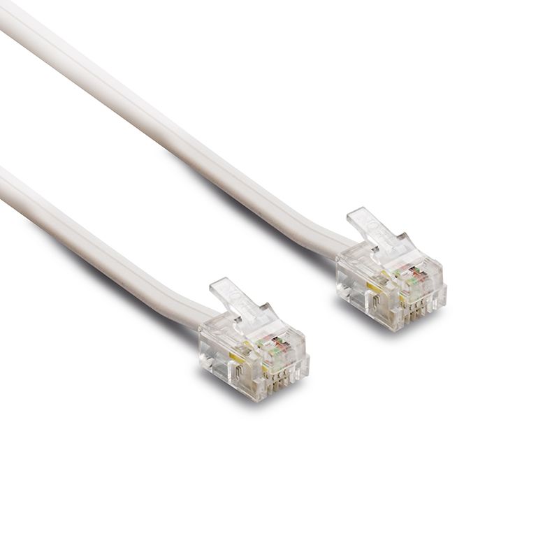 Metronic RJ11 Telephone Cable, 10m, Gold-Plated Contacts