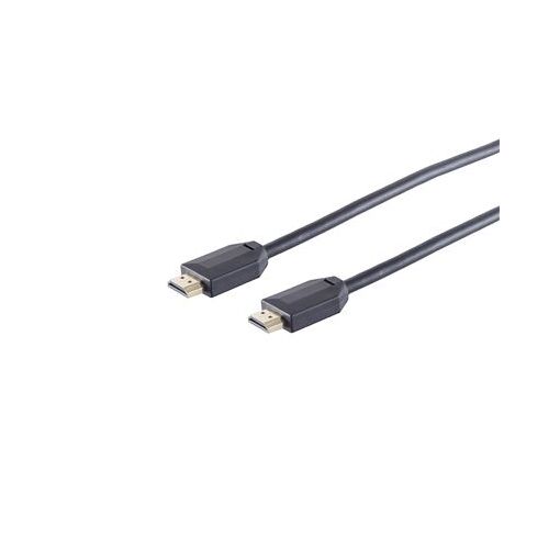 Câble HDMI 5m, 10K, 120Hz, HDMI 2.1 Doré Noir