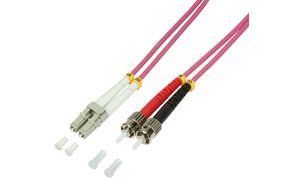 2direct Optical Fiber Cable, 1m, Duplex, OM4, 50/125 Microns