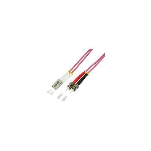 2direct Optical Fiber Cable, 1m, Duplex, OM4, 50/125 Microns