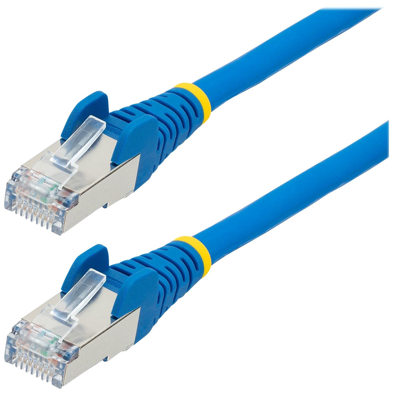 StarTech 7.5ft Ethernet Cable - CAT6a, 10 GbE PoE, S/FTP, Blue