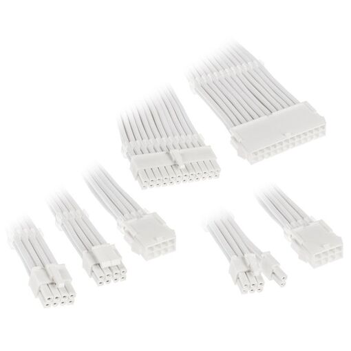 Kit de extensión de cable trenzado Kolink Core Adept, Blanco