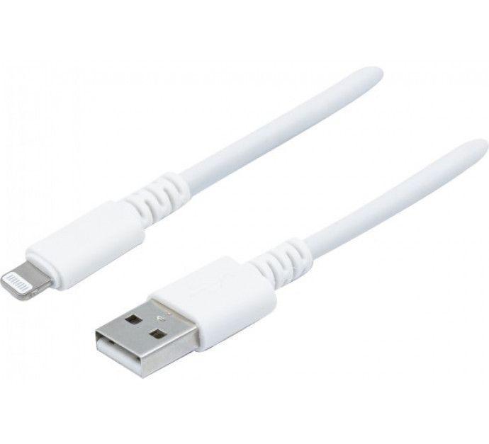 Exertis Connect Lightning Cable - 2m, White