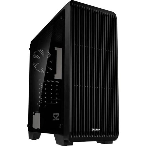 Caja de PC Zalman S2 TG de tamaño medio con panel de vidrio templado - Negro