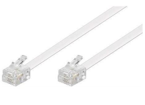 MicroConnect ModularCable RJ11 6P/4C 15ft - Telephone Cables