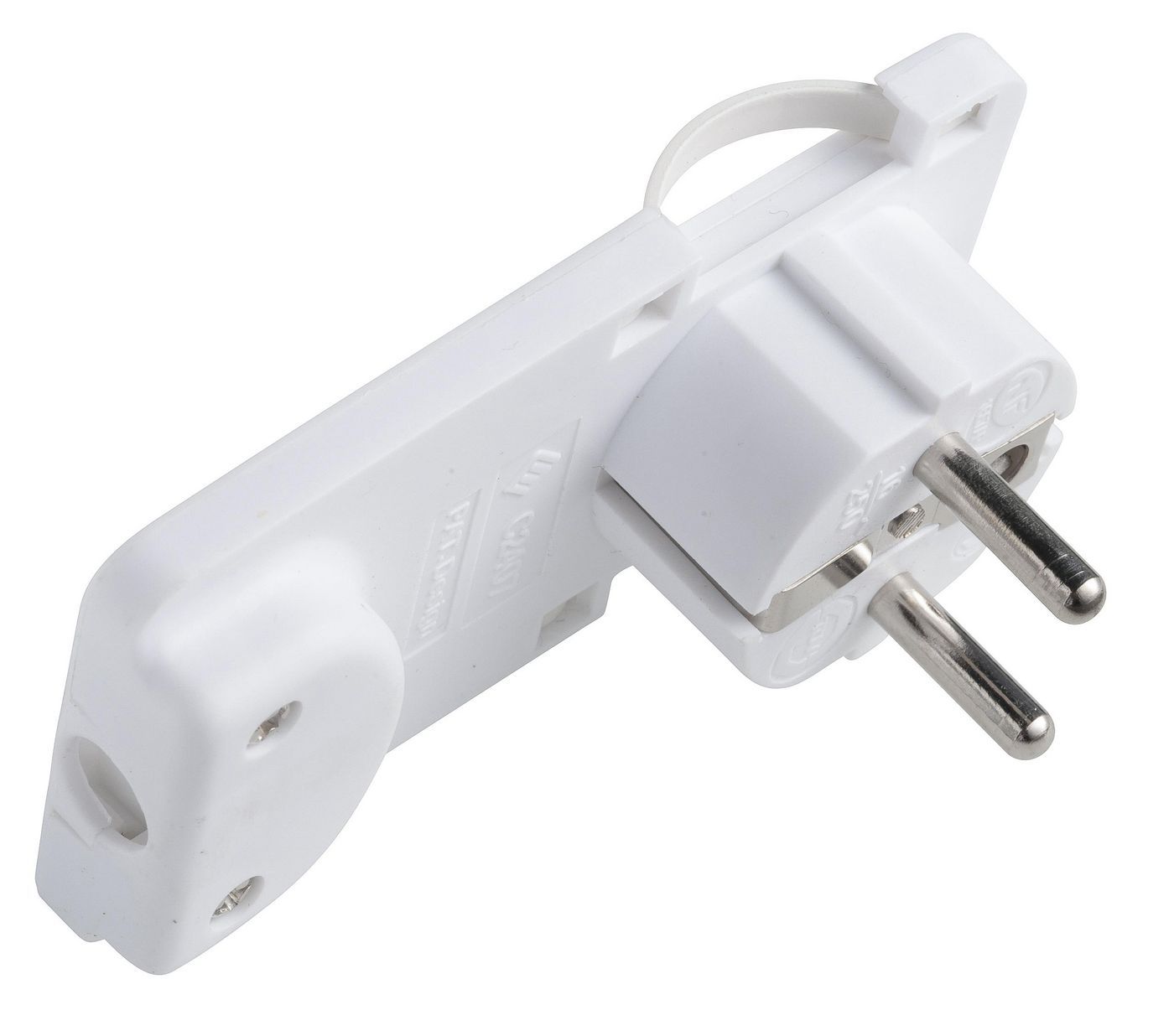 MicroConnect Schuko Angled Power Plug