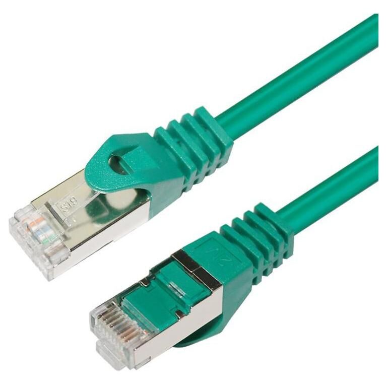 MicroConnect SFTP701G Cat7 Network Cable, 1m, Green (S/FTP)