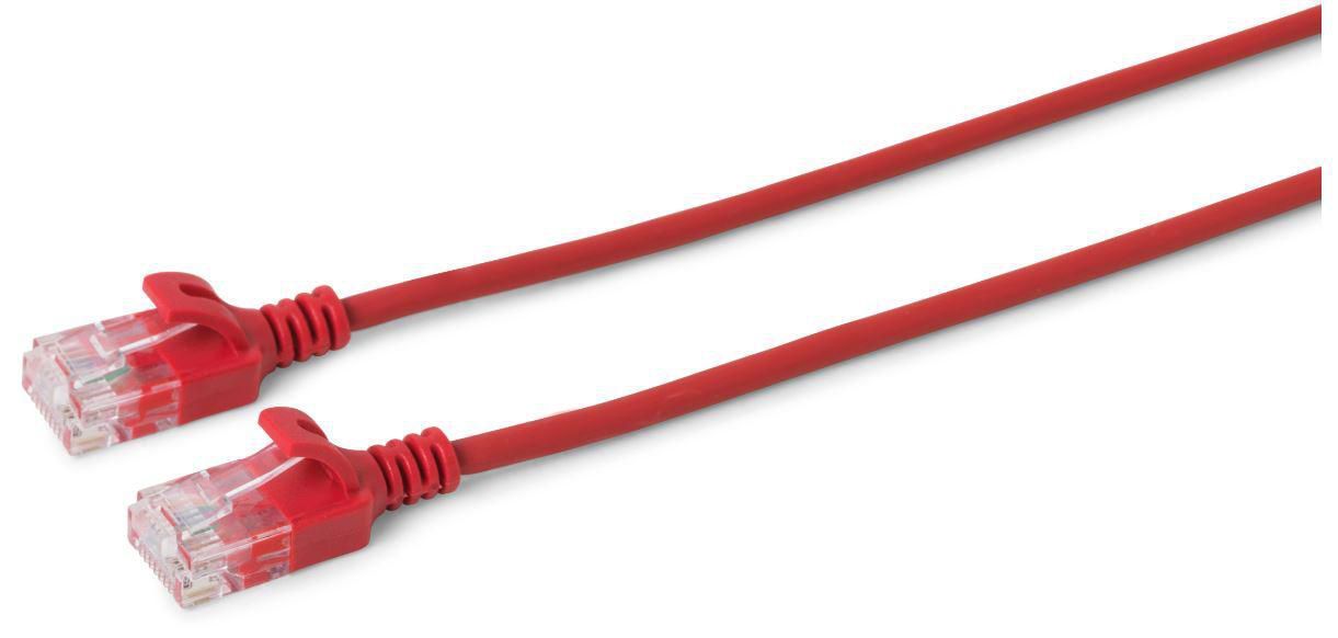 MicroConnect U/UTP CAT6A Slim 7.5M Red Cable