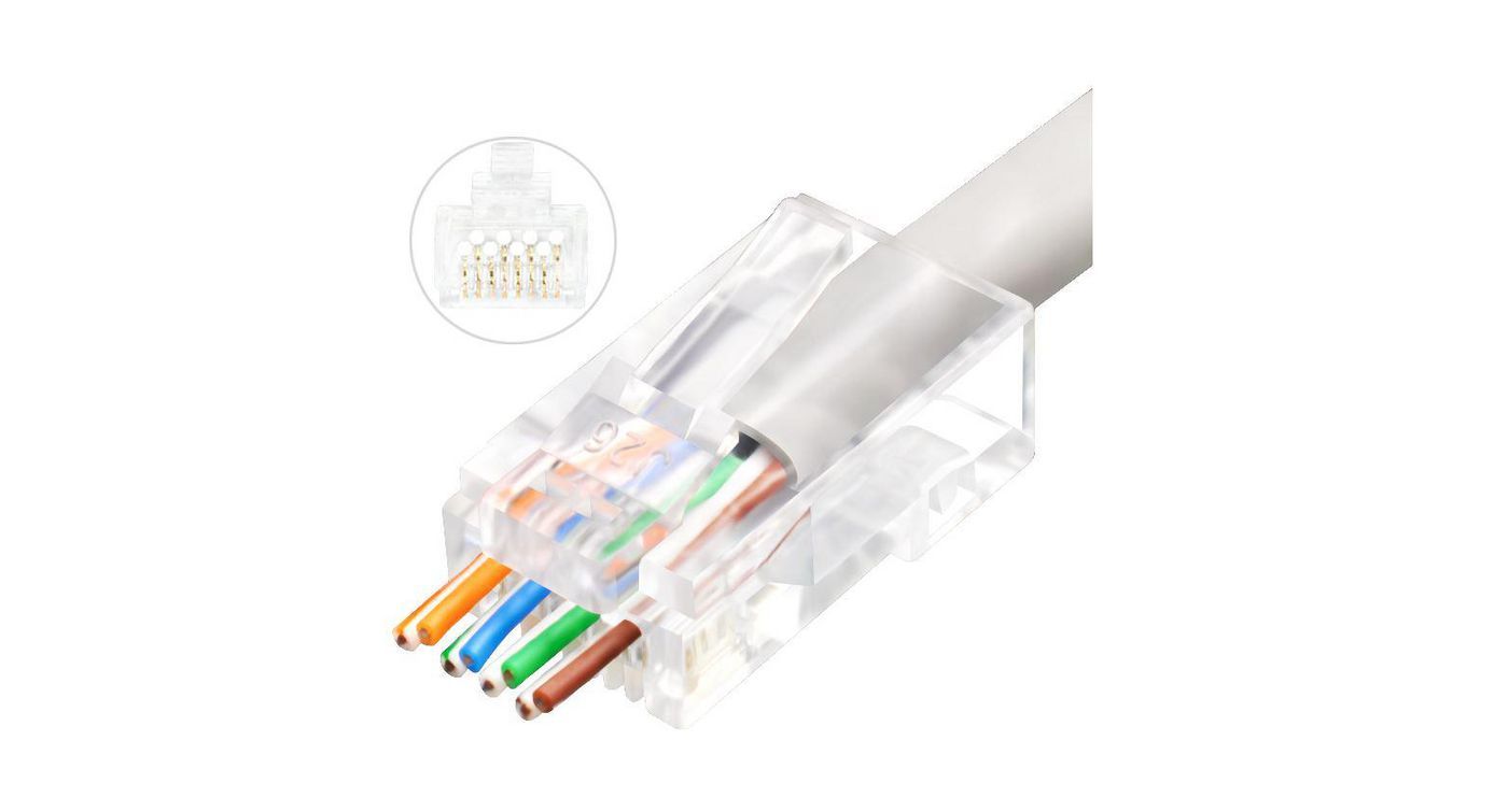 Conector MicroConnect RJ45 8P8C Cat6 Módulo