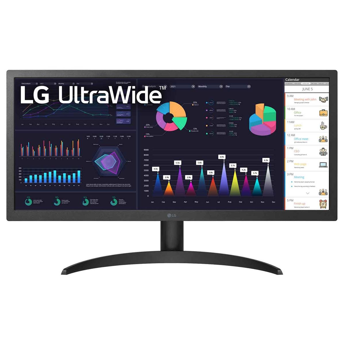 LG 26WQ500-B 25.7" 4K Ultra HD LCD Monitor