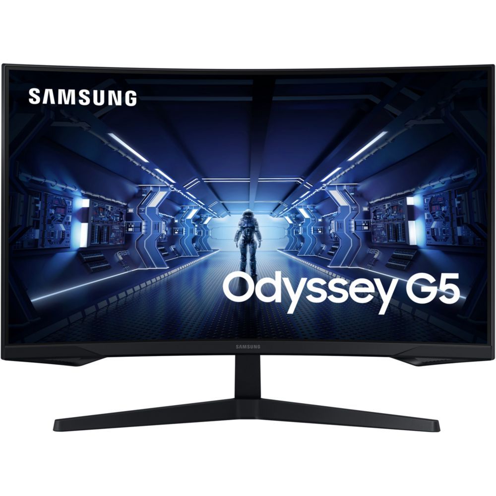 Samsung Odyssey G5 C27G55TQBU - 27" Curved WQHD 144Hz Monitor - Black